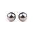 Zilverkleurige magnetische Ben Wa Ballen 19 mm