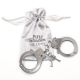 Fifty Shades of Grey | Handboeien voorzien van glanzend zilver staal